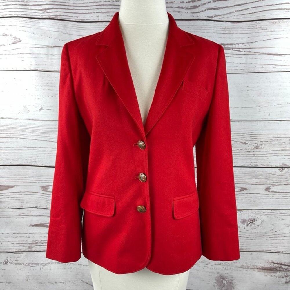Pendleton Red Wool Jacket Petite - image 1